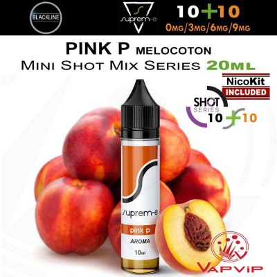 PINK P Peach 20ml eliquid Mini Shot - Suprem-e