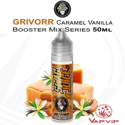 GRIVORR eliquid Caramel Vanilla 50ml (BOOSTER) - Swag Juice Co.