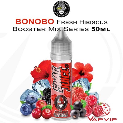 BONOBO eliquid Fresh Hibiscus 50ml (BOOSTER) - Swag Juice Co.