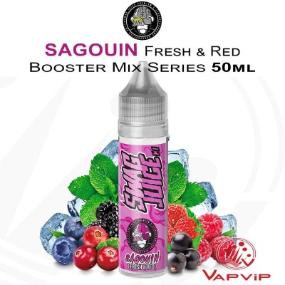 SAGOUIN eliquid Fresh & Red 50ml (BOOSTER) - Swag Juice Co.