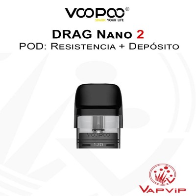 Pod Resistencia-Depósito Drag Nano 2 - Voopoo