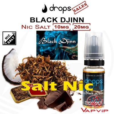 Nic Salt BLACK DJINN Sales de Nicotina e-líquido - Drops