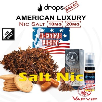 Nic Salt AMERICAN LUXURY e-liquid - Drops Sales
