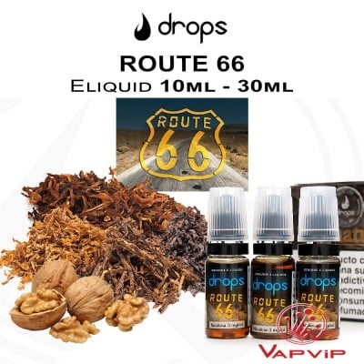 Route 66 10ml o 30ml e-liquido - Drops