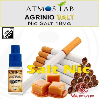 AGRINIO SALTED: Nicotine salts Eliquid 10ml - Atmos Lab