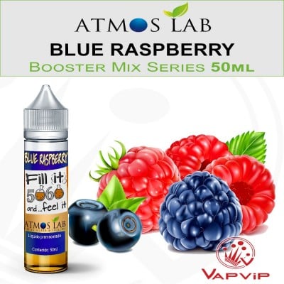 BLUE RASPBERRY Eliquid 50ml (BOOSTER) - AtmosLab