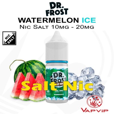 Nic Salt WATERMELON ICE Nicotine Salts Eliquid 10ml - Dr. Frost
