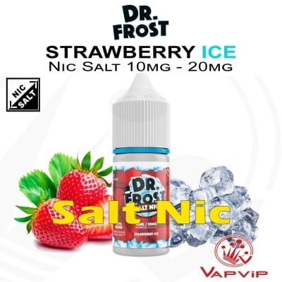 Nic Salt STRAWBERRY ICE Nicotine Salts Eliquid 10ml - Dr. Frost