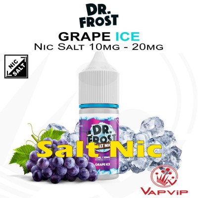Nic Salt GRAPE ICE Nicotine Salts Eliquid 10ml - Dr. Frost