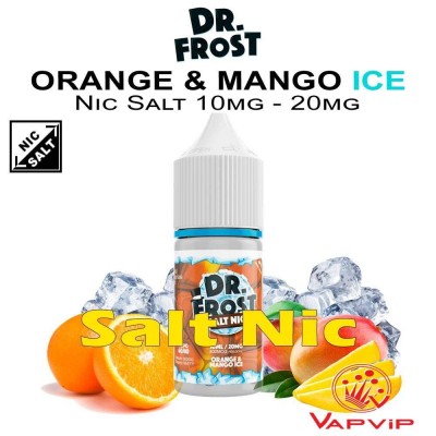 Nic Salt ORANGE & MANGO ICE Sales de Nicotina e-líquido 10ml - Dr. Frost