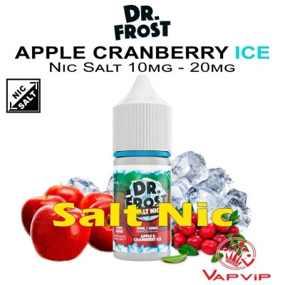 Nic Salt APPLE & CRANBERRY ICE Sales de Nicotina e-líquido 10ml - Dr. Frost