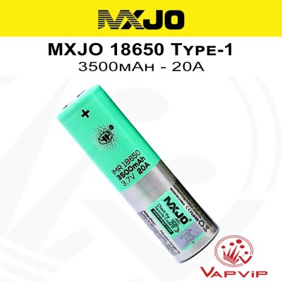 MXJO Type-2 3000mAh - 35A 18650 Batería