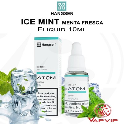 ICE MINT Menta Fresca E-Líquido 10ml - Hangsen Atom