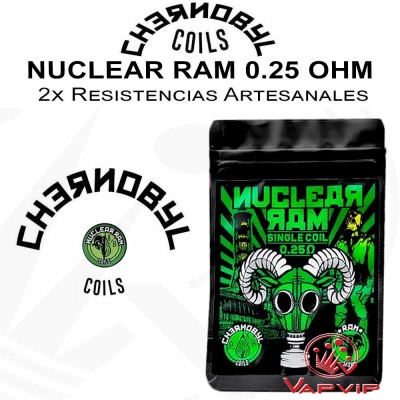 Chernobyl Coils NUCLEAR RAM 0,25Ohm - Charro Coils