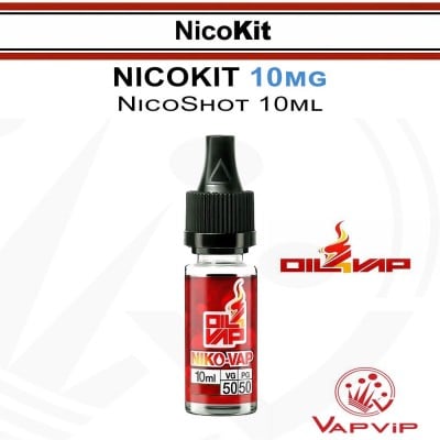 NicoKit Oil4Vap 10mg/ml NicoVap Booster Nico-Shot
