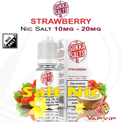 Nic Salt STRAWBERRY Nicotine Salts - Sukka Salts