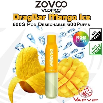 MANGO ICE DragBar 600S Disposable Pod - Voopoo Zovoo