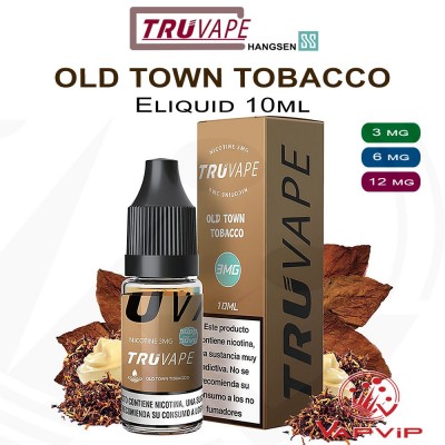 Old Town Tobacco E-Liquid 10ml - Truvape by Hangsen