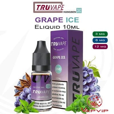 Grape Ice E-Líquido 10ml - Truvape by Hangsen
