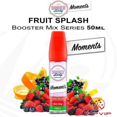 FRUIT SPLASH E-liquid 50ml (BOOSTER) - Dinner Lady Moments