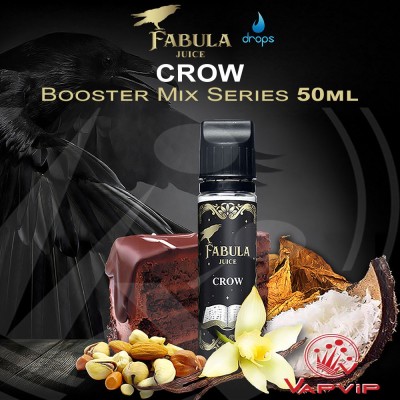 CROW eliquid 50ml (BOOSTER) - Fabula by Drops