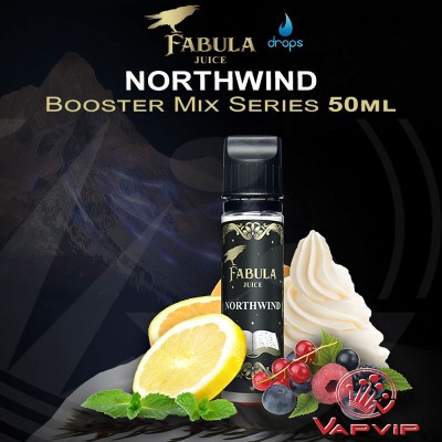 NORTHWIND e-liquido 50ml (BOOSTER) - Fabula by Drops
