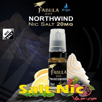 Nic Salt NORTHWIND Sales de Nicotina e-líquido - Fabula by Drops