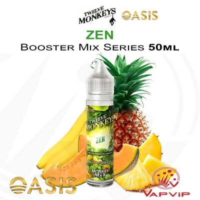 Zen OASIS E-liquid 50ml (BOOSTER) - Twelve Monkeys