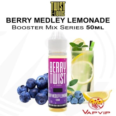 Berry Medley Lemonade E-liquid 50ml (BOOSTER) - Twist E-Liquids