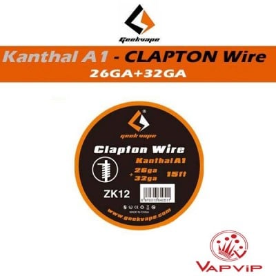 Kanthal A1 CLAPTON Wire - 5 metros Hilo para Resistencias - GeekVape