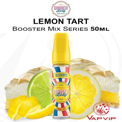 LEMON TART E-liquido 50ml (BOOSTER) - Dinner Lady