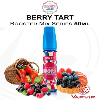 BERRY TART E-liquido 50ml (BOOSTER) - Dinner Lady