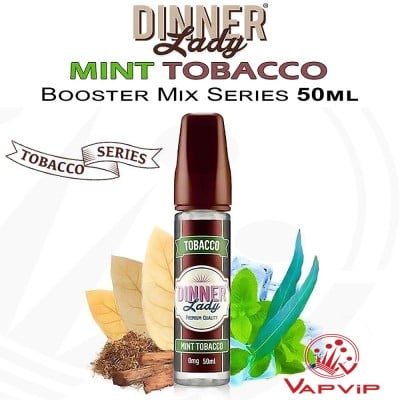 MINT TOBACCO E-liquid 50ml (BOOSTER) - Dinner Lady