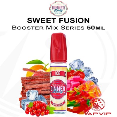SWEET FUSION E-liquid 50ml (BOOSTER) - Dinner Lady
