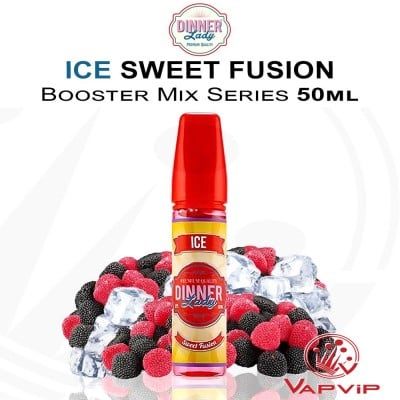 ICE SWEET FUSION E-liquid 50ml (BOOSTER) - Dinner Lady