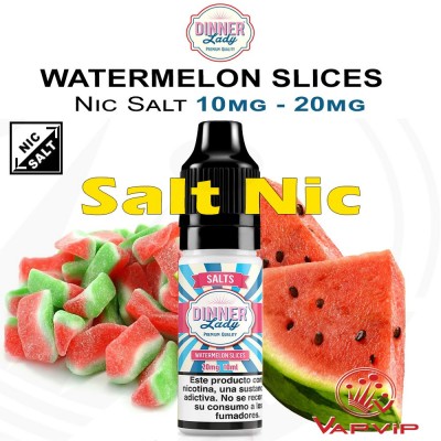 Nic Salt Watermelon Slices Sales de Nicotina e-líquido 10ml - Dinner Lady