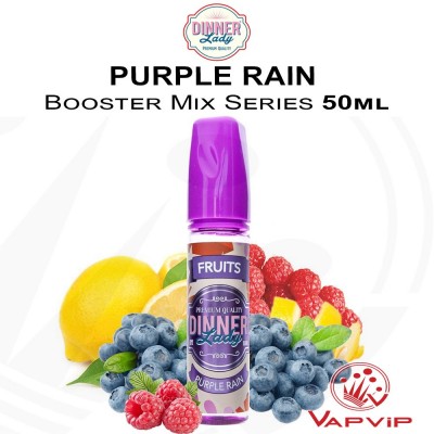 Purple Rain E-liquid 50ml (BOOSTER) - Fruits Dinner Lady