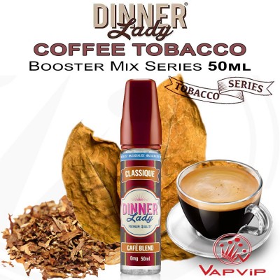 COFFEE TOBACCO E-liquido 50ml (BOOSTER) - Dinner Lady