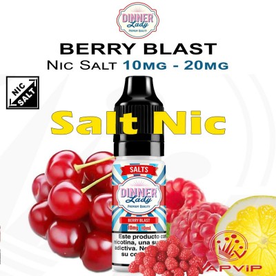 Nic Salt BERRY BLAST Sales de Nicotina e-líquido 10ml - Dinner Lady