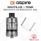 Nautilus 3 Replacement Tank Pyrex - Aspire