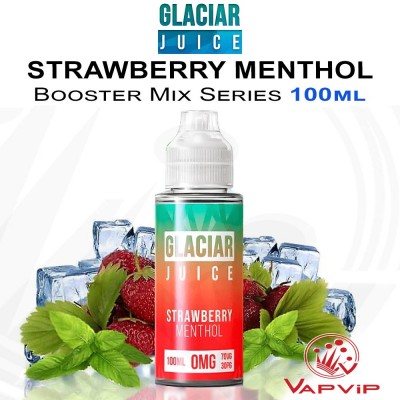 Strawberry Menthol Elíquido 100ml (BOOSTER) - Deep Blue