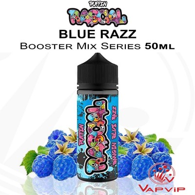 BLUE RAZZ E-liquido 100ml (BOOSTER) - Puffin Rascal