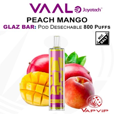 PEACH MANGO VAAL GLAZ BAR 800 puff Pod Desechable - Joyetech