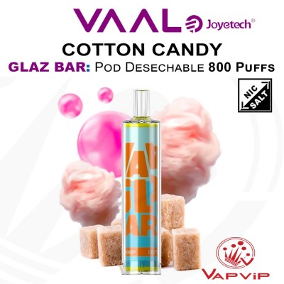 COTTON CANDY VAAL GLAZ BAR 800 puff Disposable Pod - Joyetech