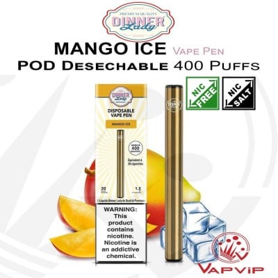 Disposable Pod MANGO ICE Vape Pen - Dinner Lady Bar