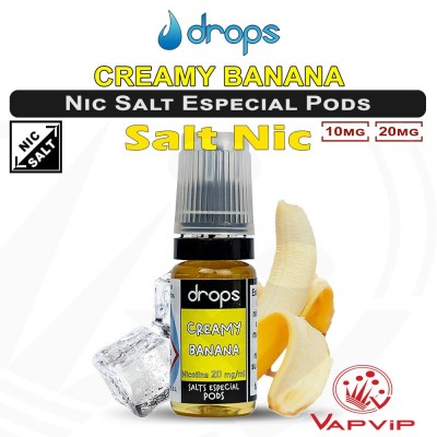 Nic Salt Creamy Banana Salts Especial Pods - Drops Bar