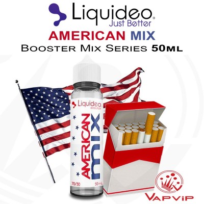AMERICAN MIX E-liquid 50ml (BOOSTER) - Liquideo