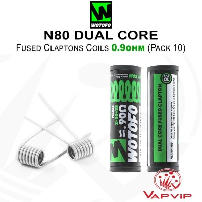 N80 Dual Core 0,9 Ohm coil - Wotofo