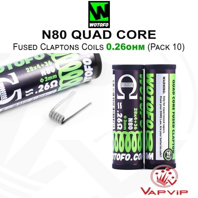 N80 Quad Core 0,26 Ohm coil - Wotofo