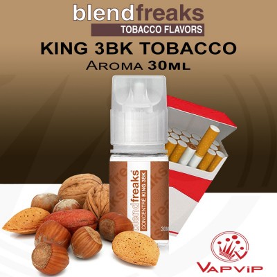 Aroma TOBACCO KING 3BK (tabaco con vainilla, caramelo y frutos secos) Concentrado - Freaks Blend